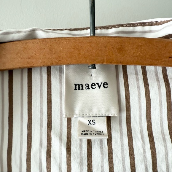 Anthropologie Striped Mini Dress - White and Black - Picture 3 of 6